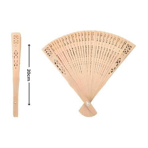 VENTAGLIO IN LEGNO 20 CM.